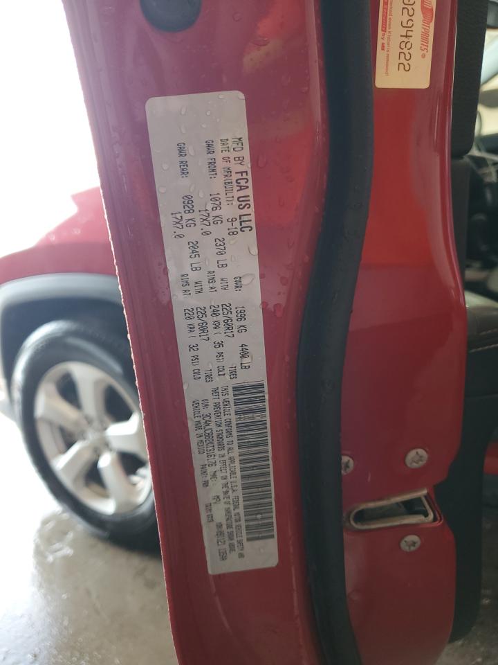 2019 Jeep Compass Latitude VIN: 3C4NJCBB2KT616176 Lot: 80668455