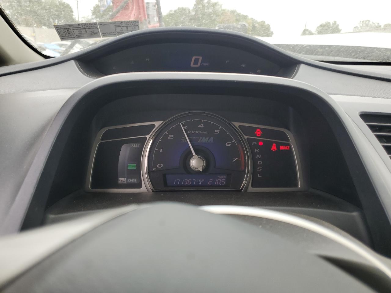 2008 Honda Civic Hybrid VIN: JHMFA36218S004056 Lot: 80863905