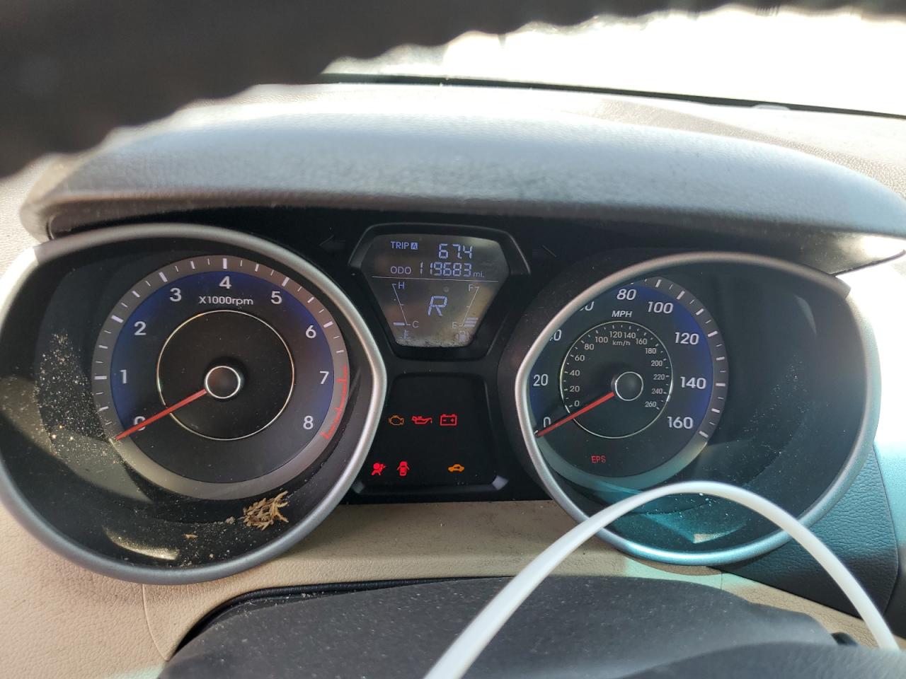 2012 Hyundai Elantra Gls VIN: KMHDH4AE6CU449543 Lot: 80210775