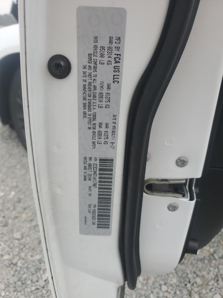 2018 Chrysler 300 Touring VIN: 2C3CCAAG7JH117887 Lot: 81786465