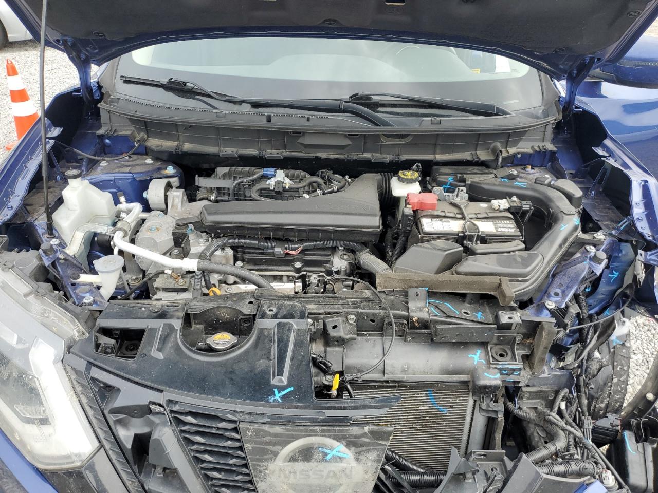 2017 Nissan Rogue S VIN: JN8AT2MT1HW153186 Lot: 82112785