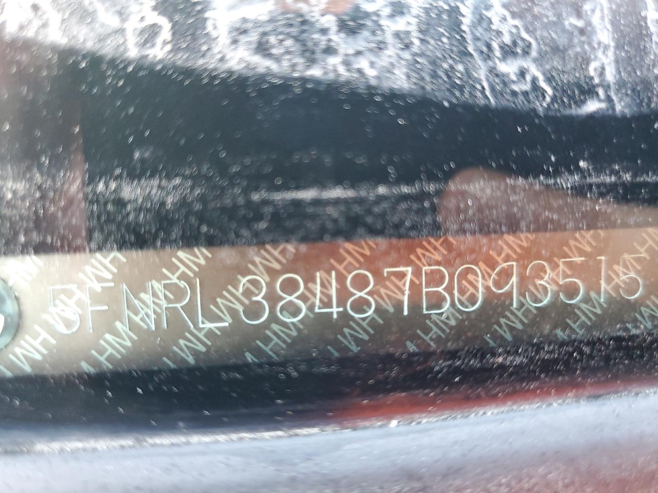 2007 Honda Odyssey Ex VIN: 5FNRL38487B093515 Lot: 71418755