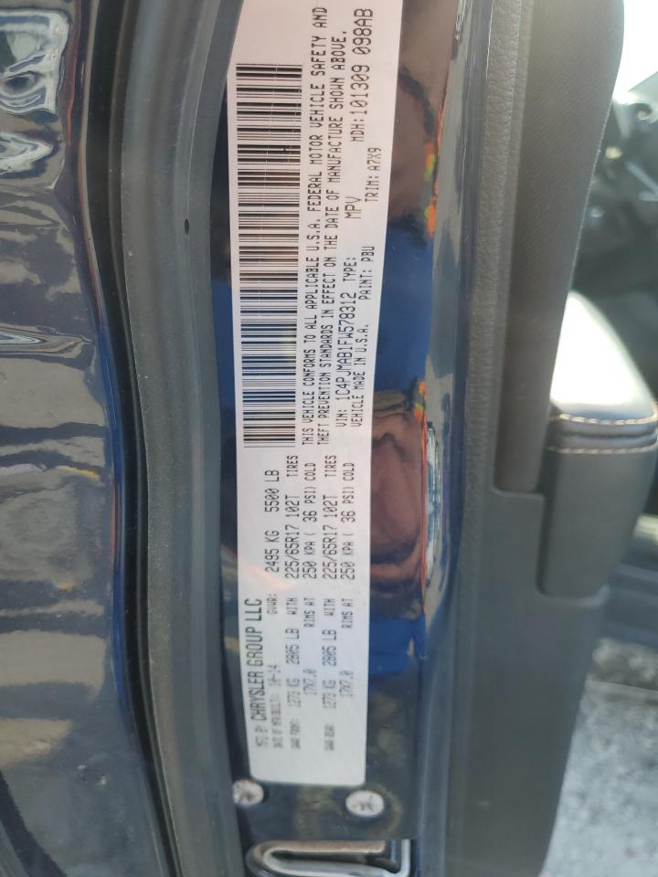 2015 Jeep Cherokee Sport VIN: 1C4PJMAB1FW578312 Lot: 84611075