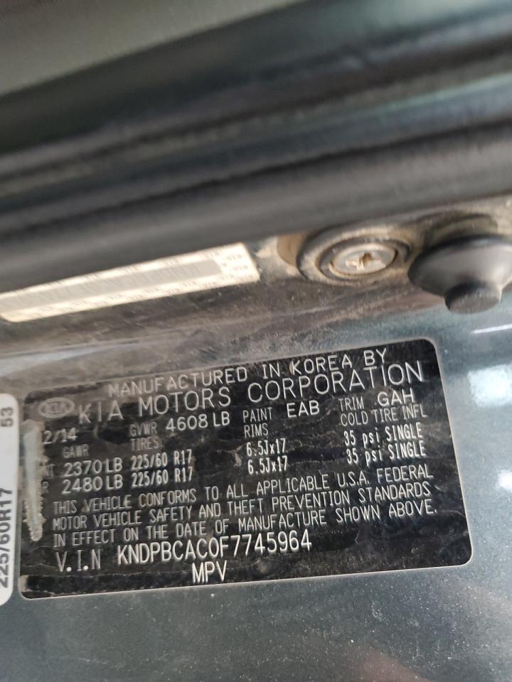 2015 Kia Sportage Lx VIN: KNDPBCAC0F7745964 Lot: 80494145