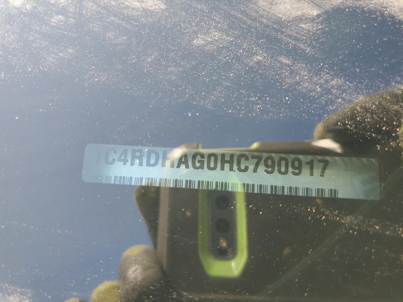 2017 Dodge Durango Sxt VIN: 1C4RDHAG0HC790917 Lot: 80413155