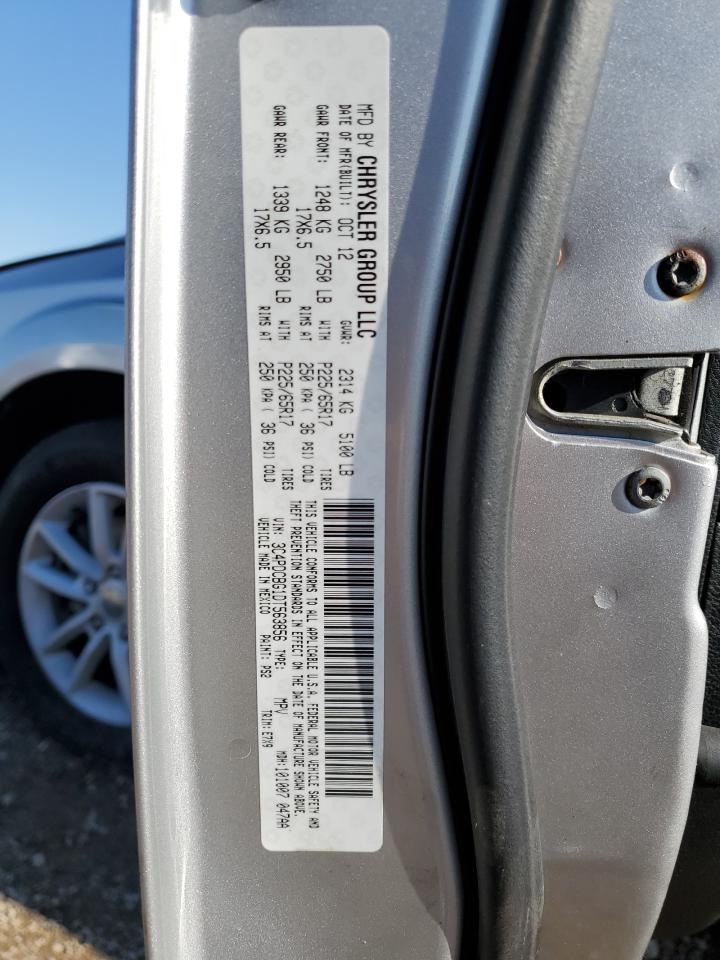 2013 Dodge Journey Sxt VIN: 3C4PDCBG1DT563856 Lot: 71250885