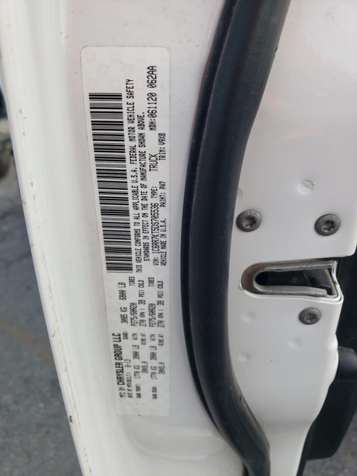 2013 Ram 1500 St VIN: 1C6RR7KT5DS705536 Lot: 81072185