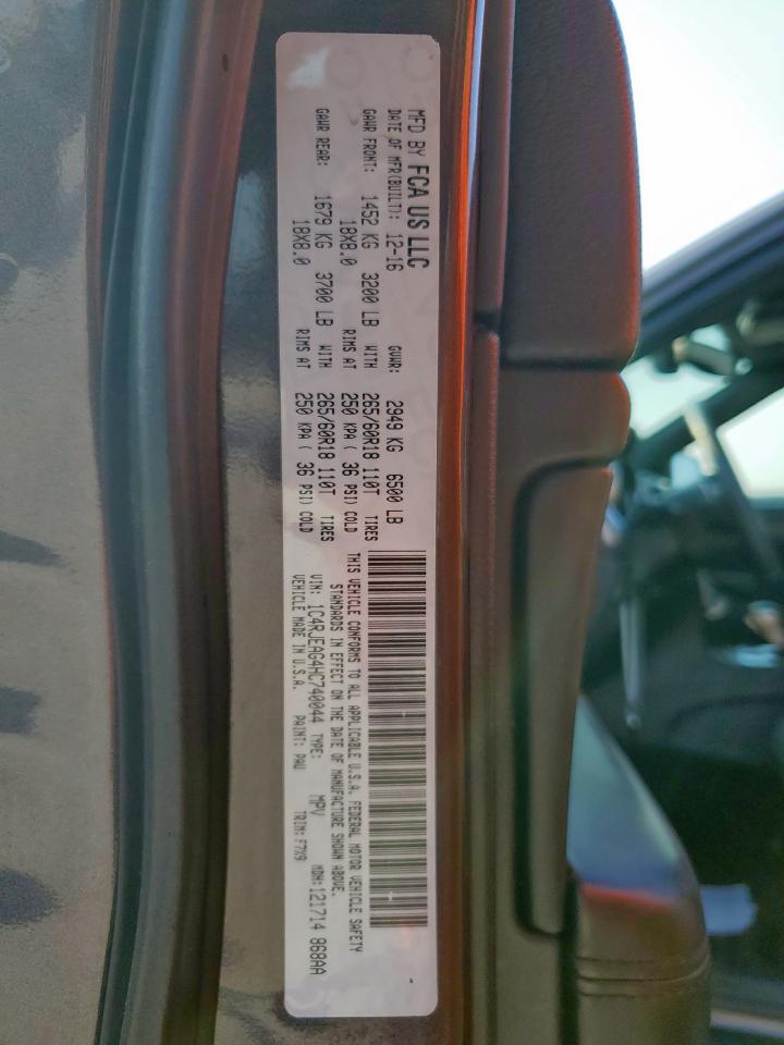 2017 Jeep Grand Cherokee Laredo VIN: 1C4RJEAG4HC740044 Lot: 80839425