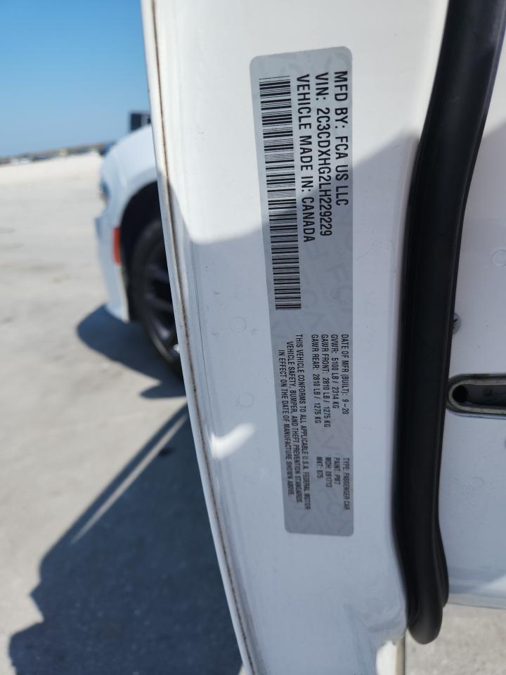 2020 Dodge Charger Gt VIN: 2C3CDXHG2LH229229 Lot: 81324455