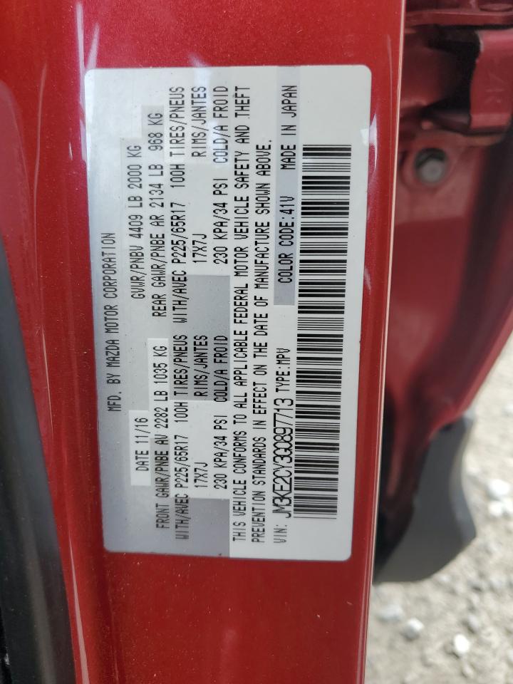 2016 Mazda Cx-5 Touring VIN: JM3KE2CY3G0897713 Lot: 81700925