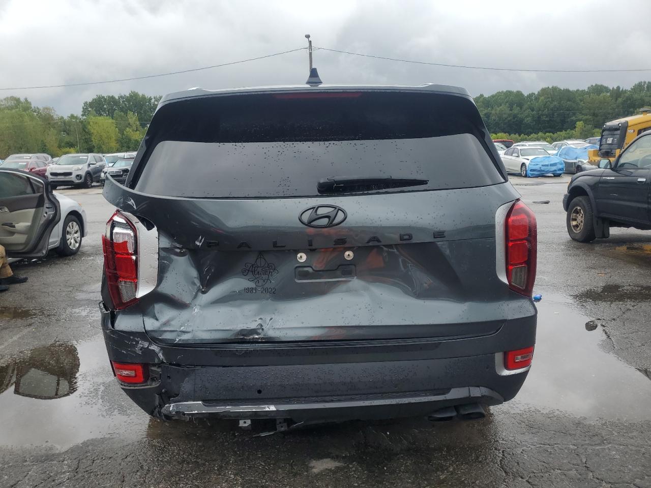 2022 Hyundai Palisade Sel VIN: KM8R44HE0NU382948 Lot: 70122895