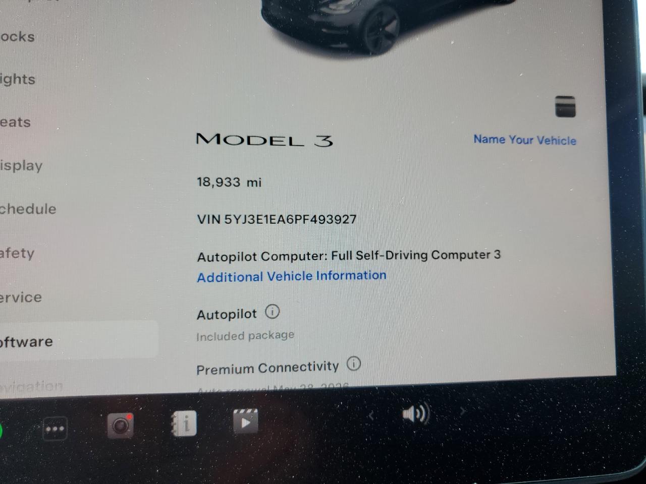 2023 Tesla Model 3 VIN: 5YJ3E1EA6PF493927 Lot: 70467825