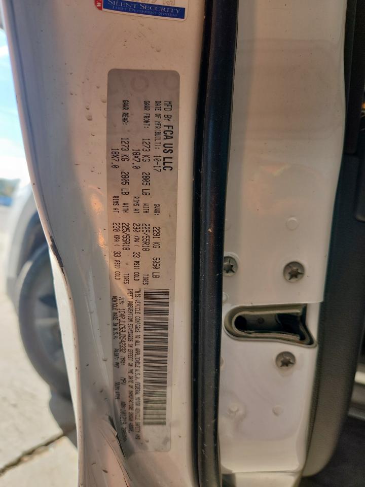 2018 Jeep Cherokee Latitude VIN: 1C4PJLCB9JD542332 Lot: 80904495