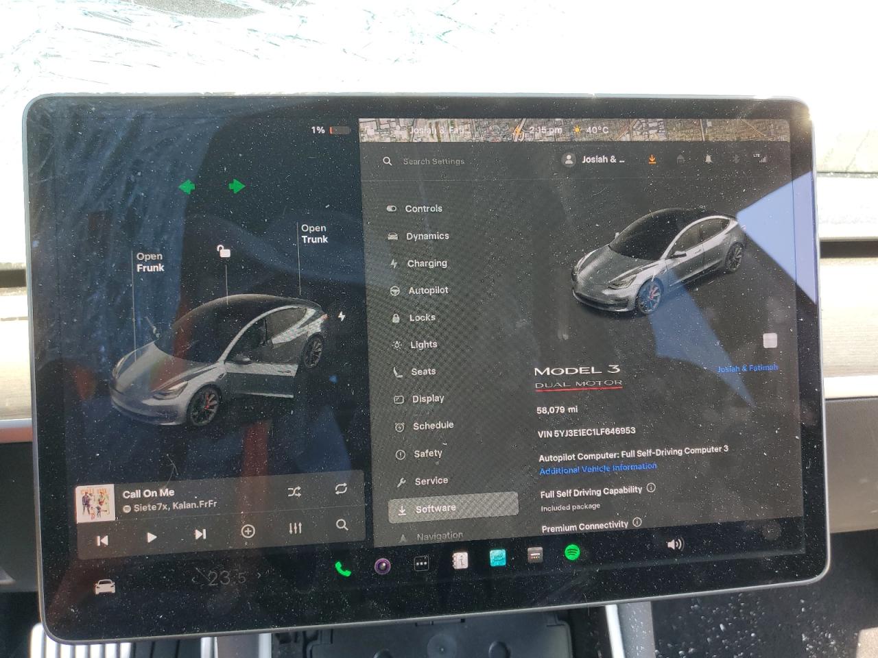 2020 Tesla Model 3 VIN: 5YJ3E1EC1LF646953 Lot: 80742245