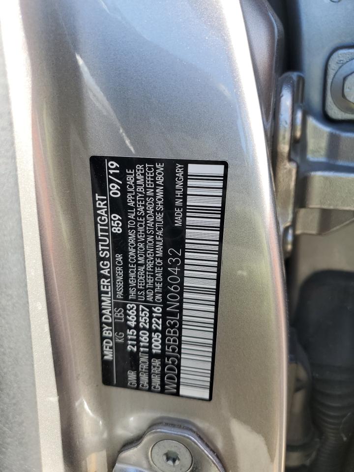 2020 Mercedes-Benz Cla Amg 35 4Matic VIN: WDD5J5BB3LN060432 Lot: 80757455