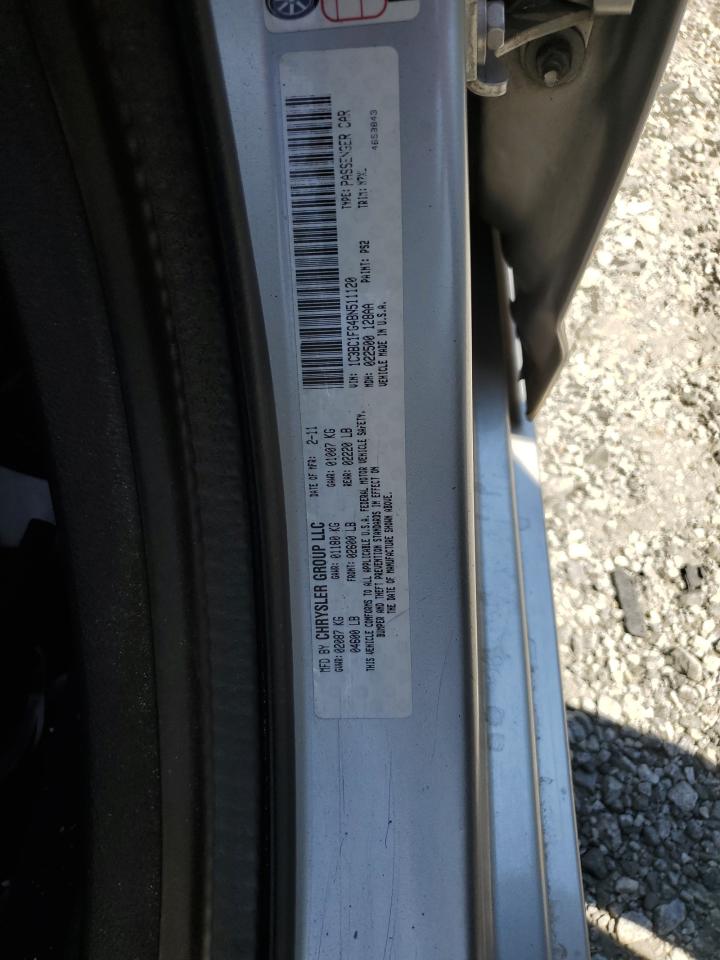 2011 Chrysler 200 Touring VIN: 1C3BC1FG4BN511120 Lot: 80334435