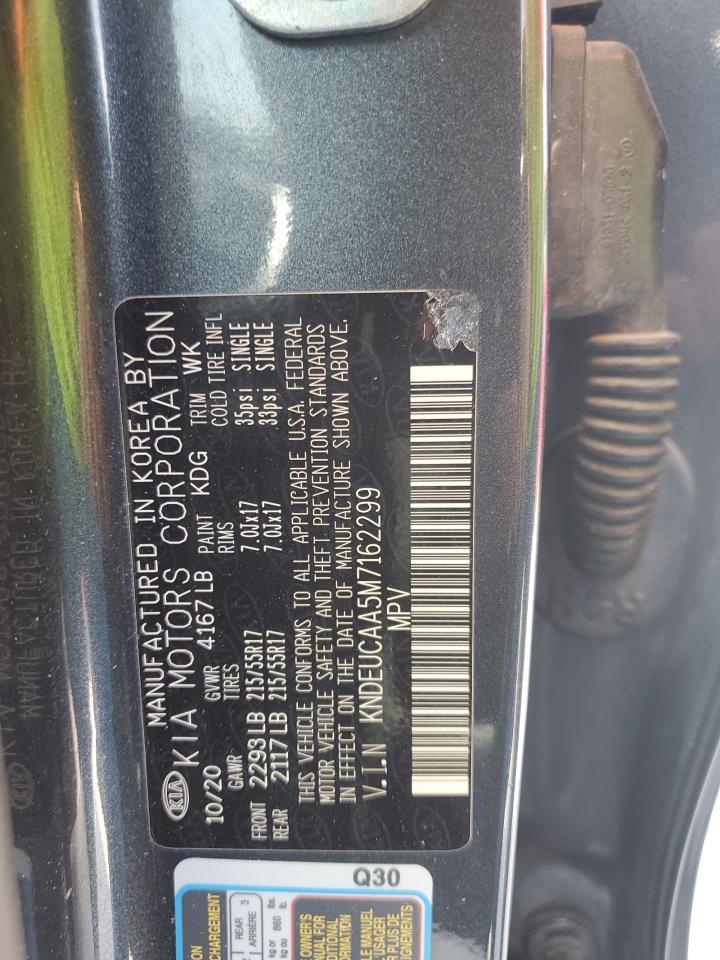 2021 Kia Seltos S VIN: KNDEUCAA5M7162299 Lot: 80573945