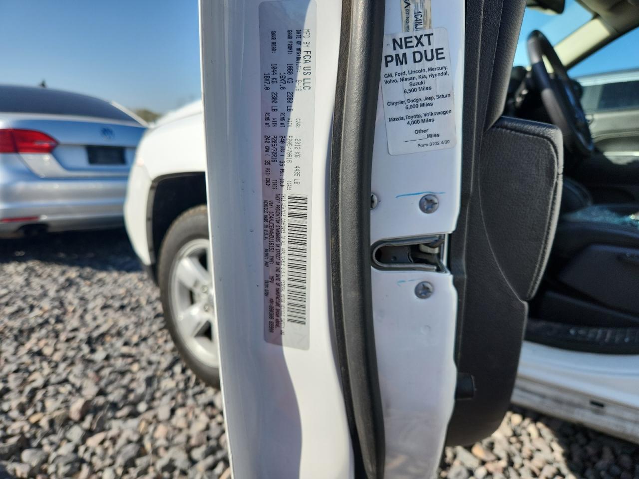 2017 Jeep Compass Latitude VIN: 1C4NJCEA4HD116151 Lot: 81882215