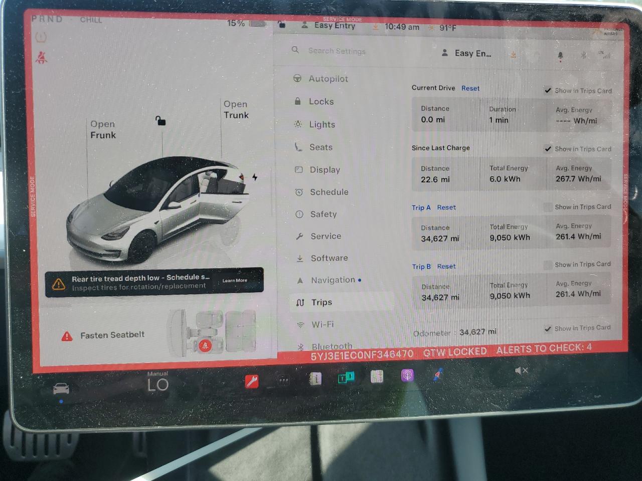 2022 Tesla Model 3 VIN: 5YJ3E1EC0NF346470 Lot: 72079985