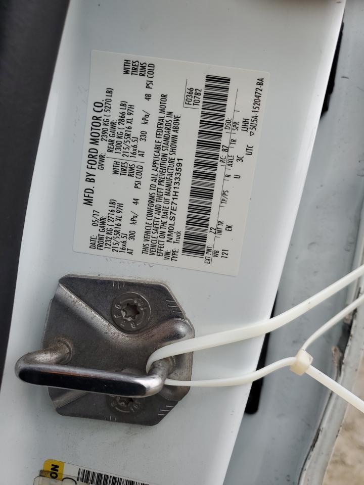 2017 Ford Transit Connect Xl VIN: NM0LS7E71H1333591 Lot: 80209995