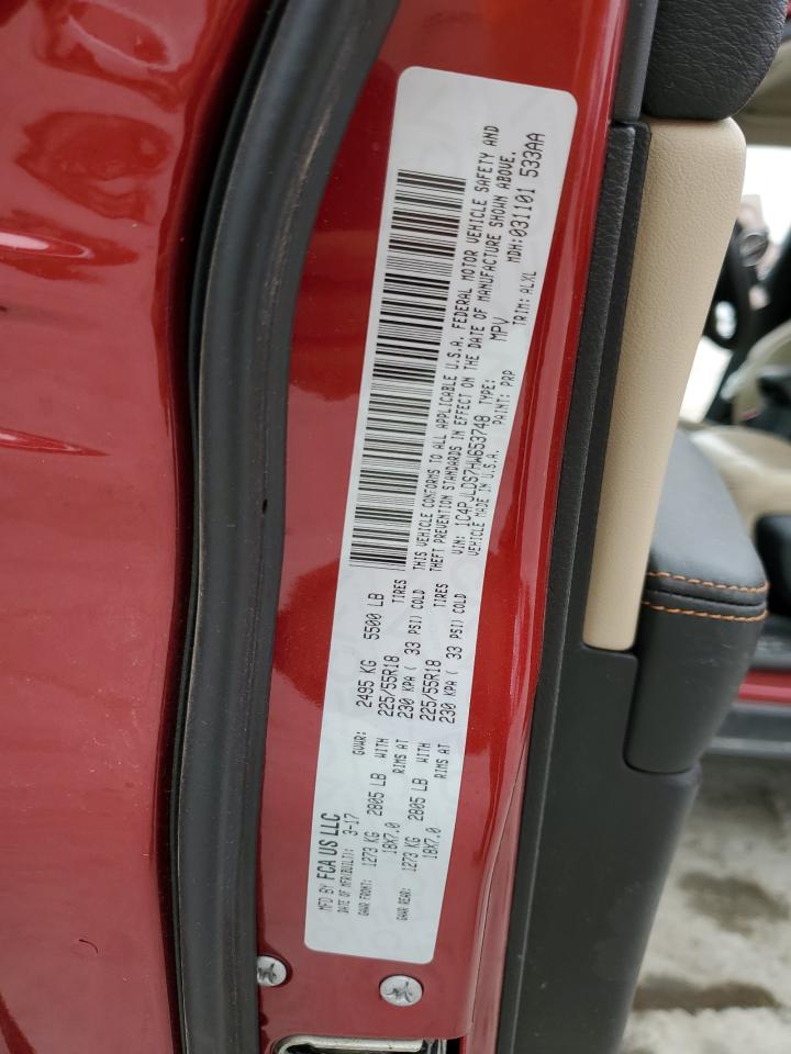 2017 Jeep Cherokee Limited VIN: 1C4PJLDS7HW653748 Lot: 71719035