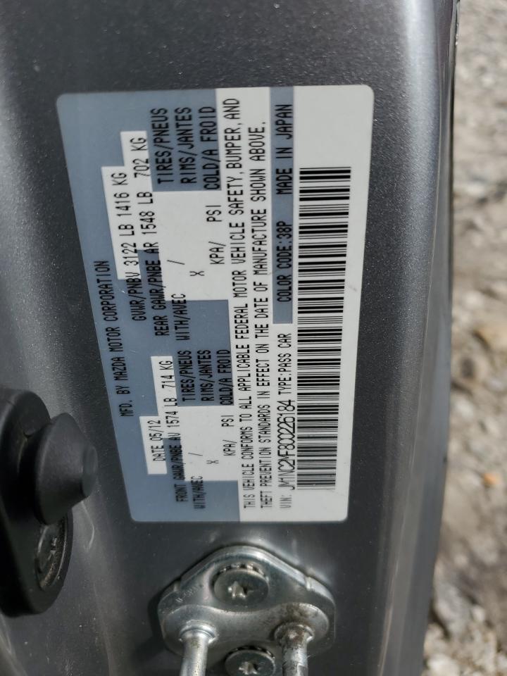 2012 Mazda Mx-5 Miata VIN: JM1NC2MF8C0226184 Lot: 84177925