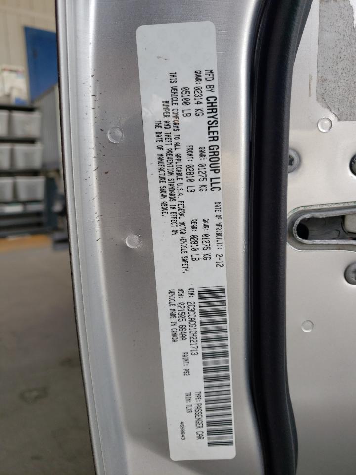 2012 Chrysler 300 Limited VIN: 2C3CCACG1CH221713 Lot: 80194305