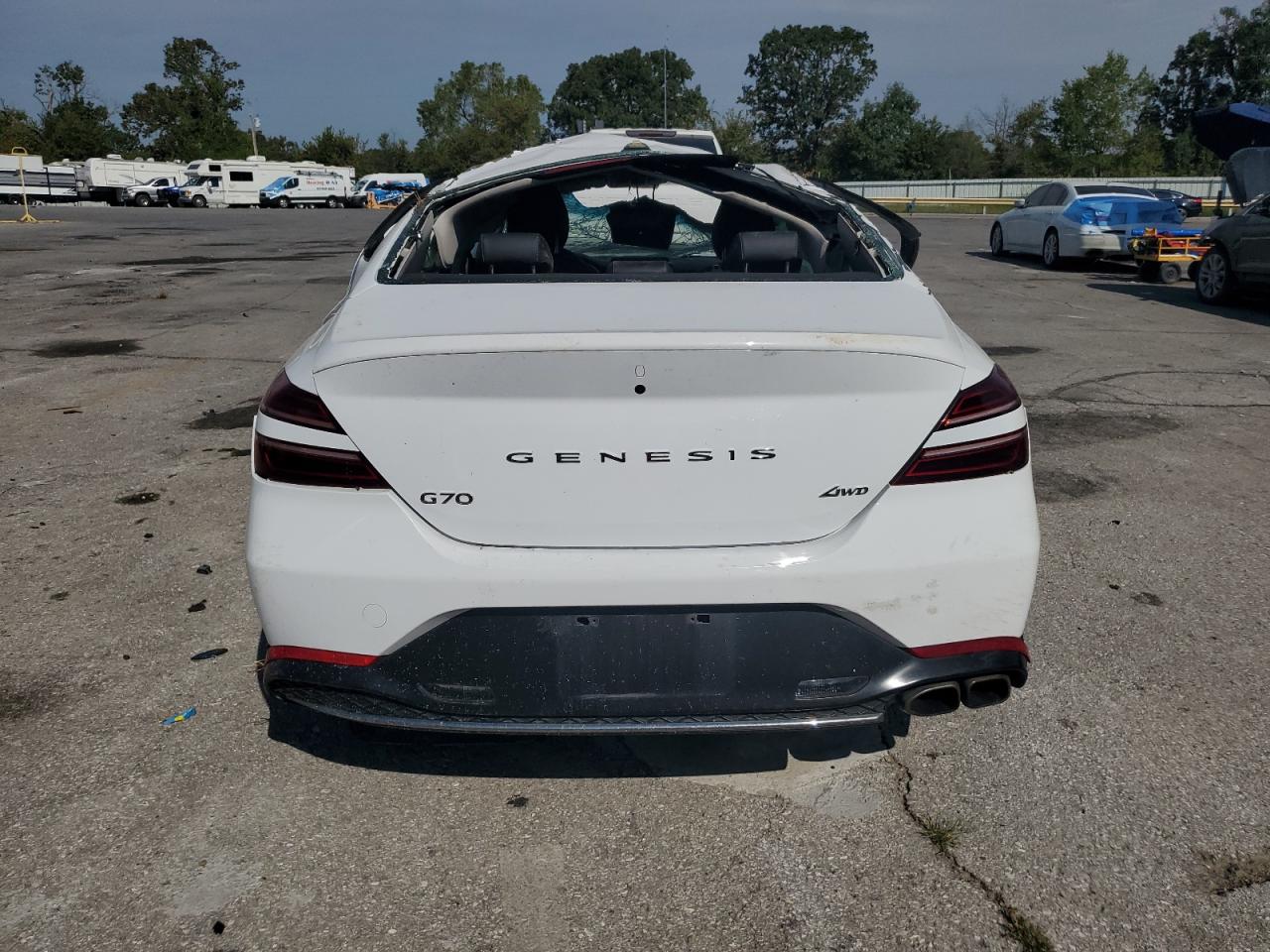2023 Genesis G70 Base VIN: KMTG34TA1PU127104 Lot: 80328925