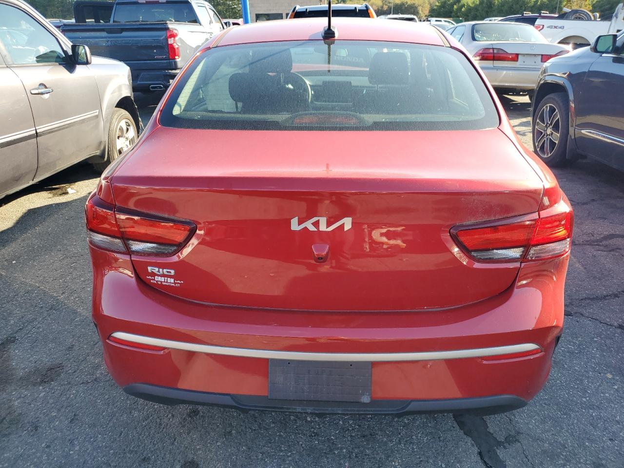 2022 Kia Rio Lx VIN: 3KPA24AD2NE476093 Lot: 81332395