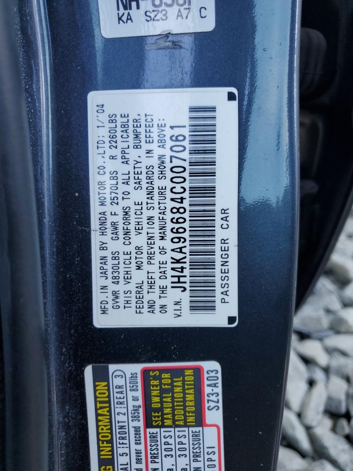 2004 Acura 3.5Rl VIN: JH4KA96684C007061 Lot: 80495815