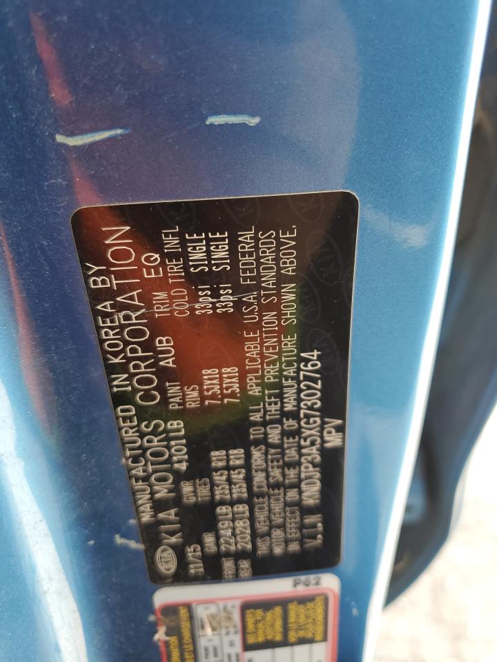 2016 Kia Soul + VIN: KNDJP3A5XG7302764 Lot: 84440085