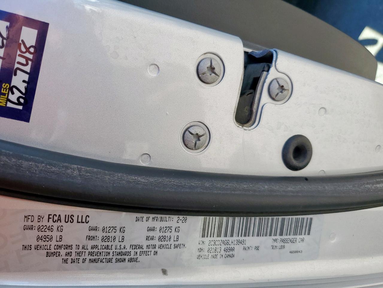 2020 Dodge Challenger Sxt VIN: 2C3CDZAG6LH139491 Lot: 82071355