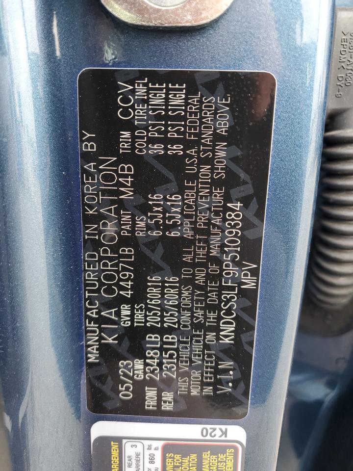 2023 Kia Niro Ex VIN: KNDCS3LF9P5109384 Lot: 72087775