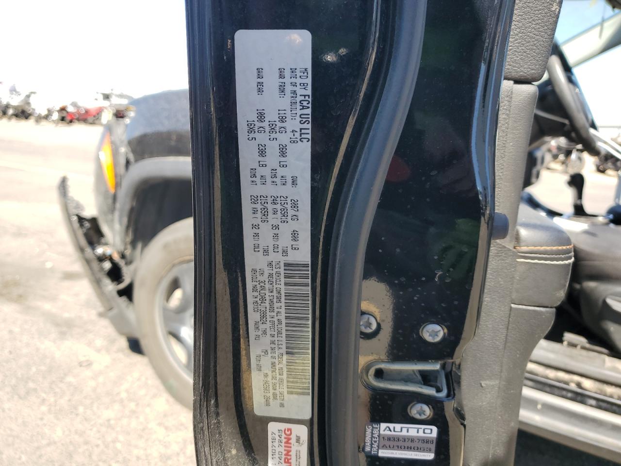 2018 Jeep Compass Sport VIN: 3C4NJDAB4JT399624 Lot: 80797875