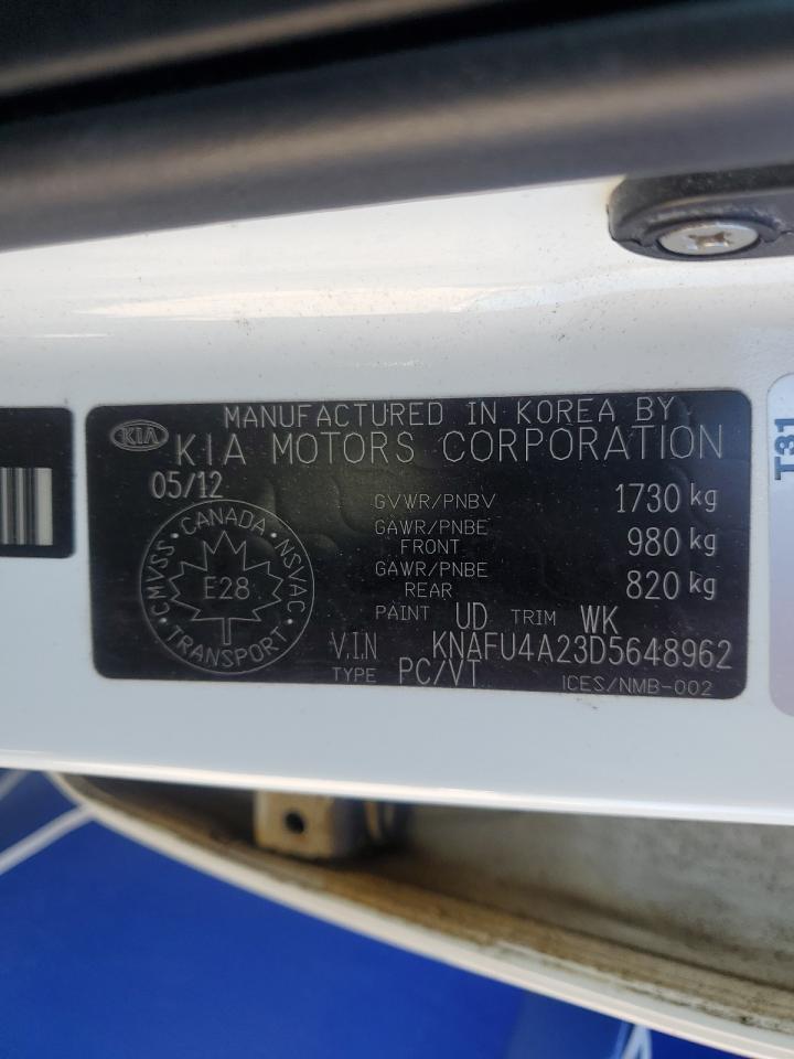 2013 Kia Forte Ex VIN: KNAFU4A23D5648962 Lot: 84022275