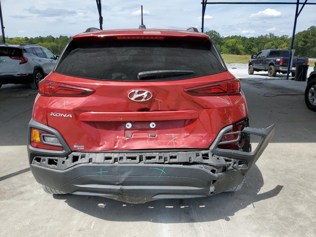 2020 Hyundai Kona Sel VIN: KM8K22AAXLU558016 Lot: 71003625