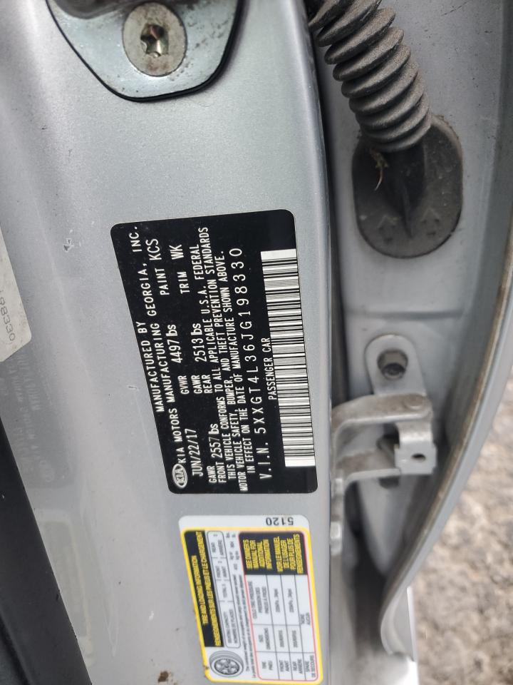 2018 Kia Optima Lx VIN: 5XXGT4L36JG198330 Lot: 84292715