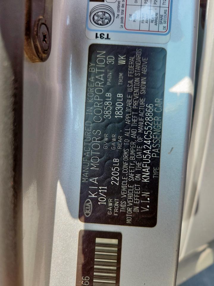 2012 Kia Forte Ex VIN: KNAFU5A24C5528866 Lot: 81506965