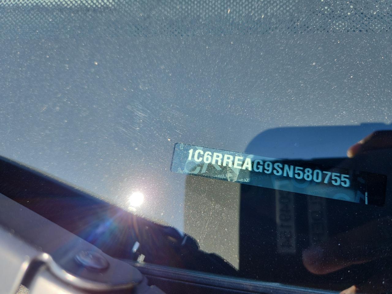 2025 Ram 1500 Hfe VIN: 1C6RREAG9SN580755 Lot: 81934775