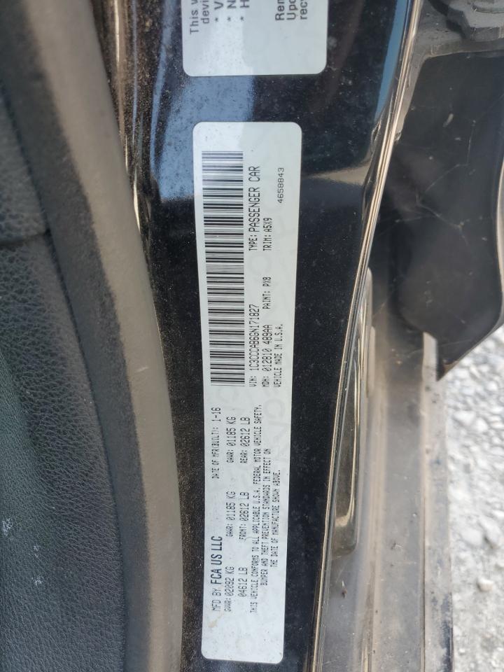 2016 Chrysler 200 Limited VIN: 1C3CCCAB6GN171827 Lot: 80637565