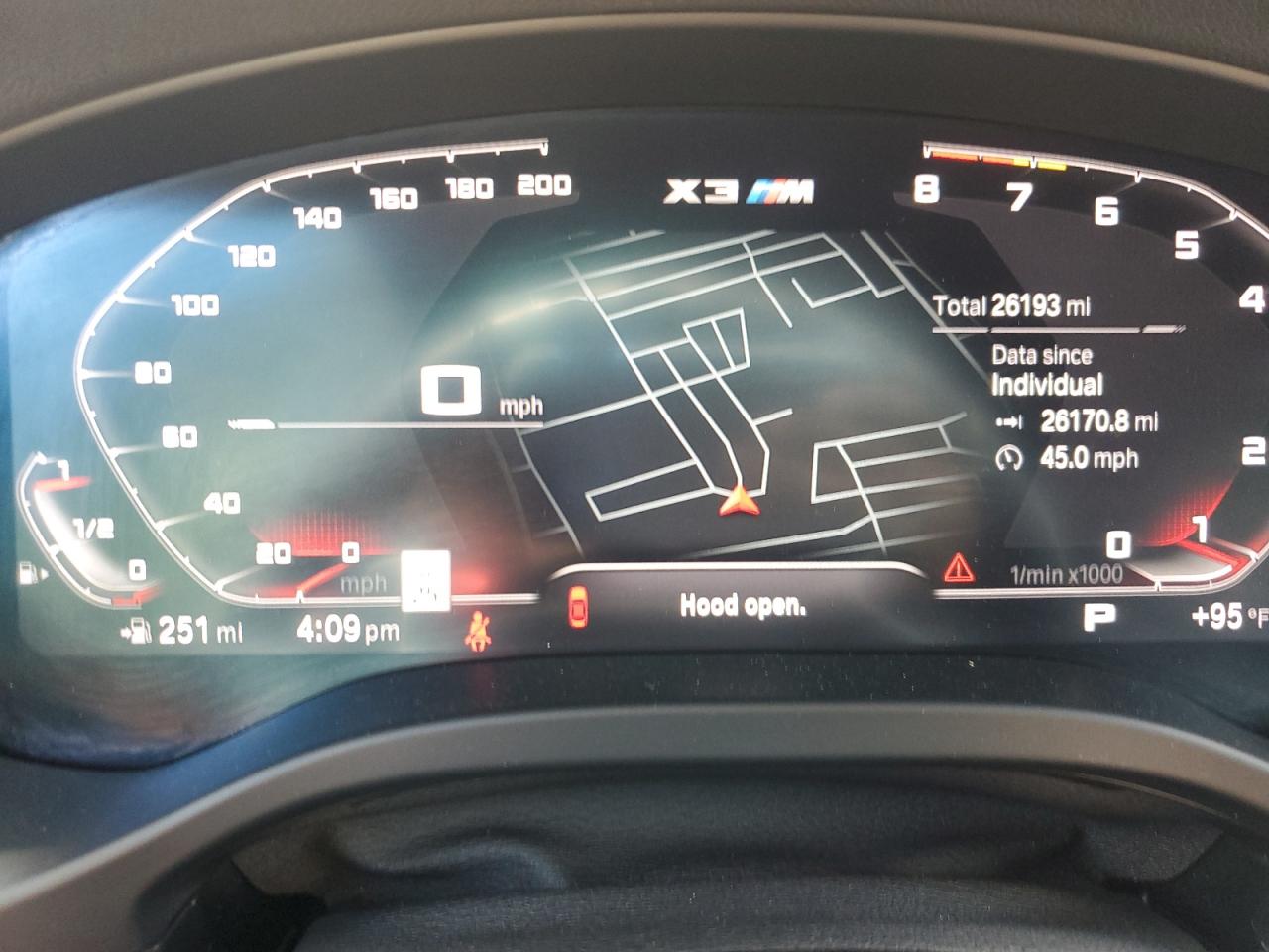 2021 BMW X3 M Competition VIN: 5YMTS0C04M9G25712 Lot: 81668125