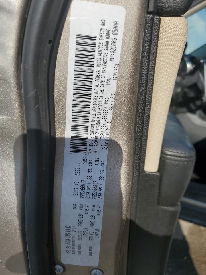 2017 Jeep Cherokee Sport VIN: 1C4PJLABXHW654980 Lot: 81382735