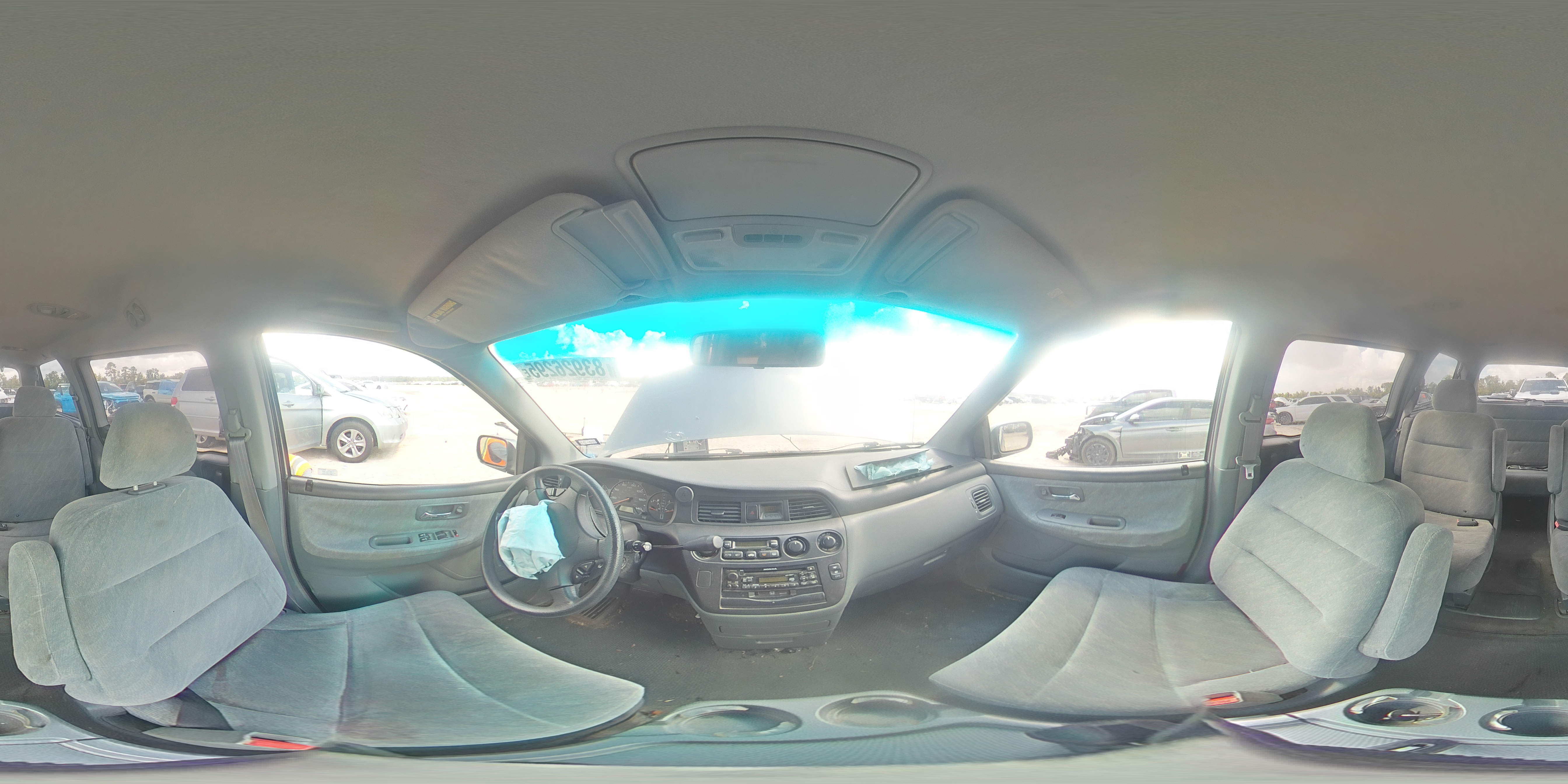 2001 Honda Odyssey Ex VIN: 2HKRL18691H572511 Lot: 83926295