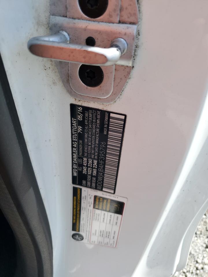 2017 Mercedes-Benz C 300 VIN: WDDWJ4JB4HF395796 Lot: 84179045