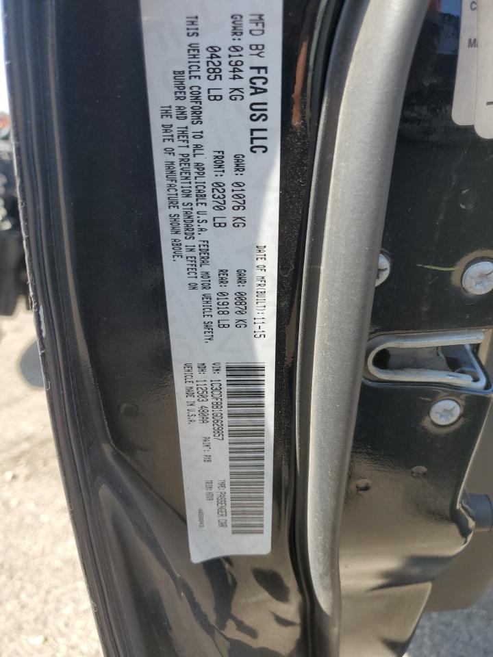 2016 Dodge Dart Sxt VIN: 1C3CDFBB1GD629857 Lot: 71009205