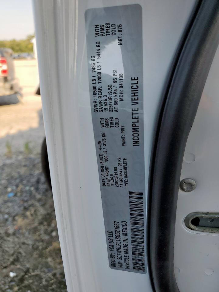 2025 Ram 4500 VIN: 3C7WRLFL1SG521667 Lot: 71034805