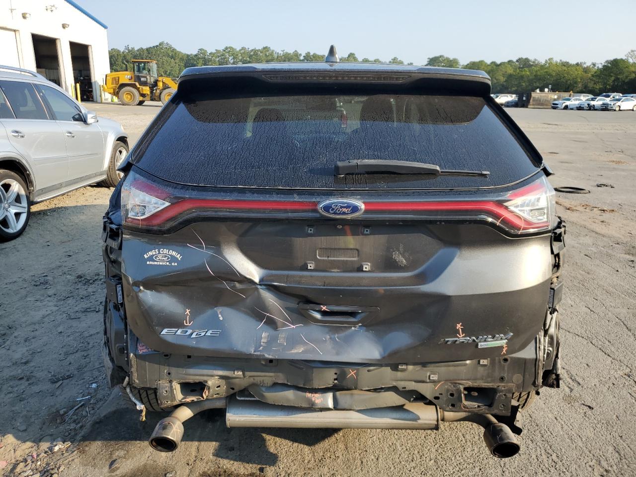 2017 Ford Edge Titanium VIN: 2FMPK3K91HBB12298 Lot: 80781805