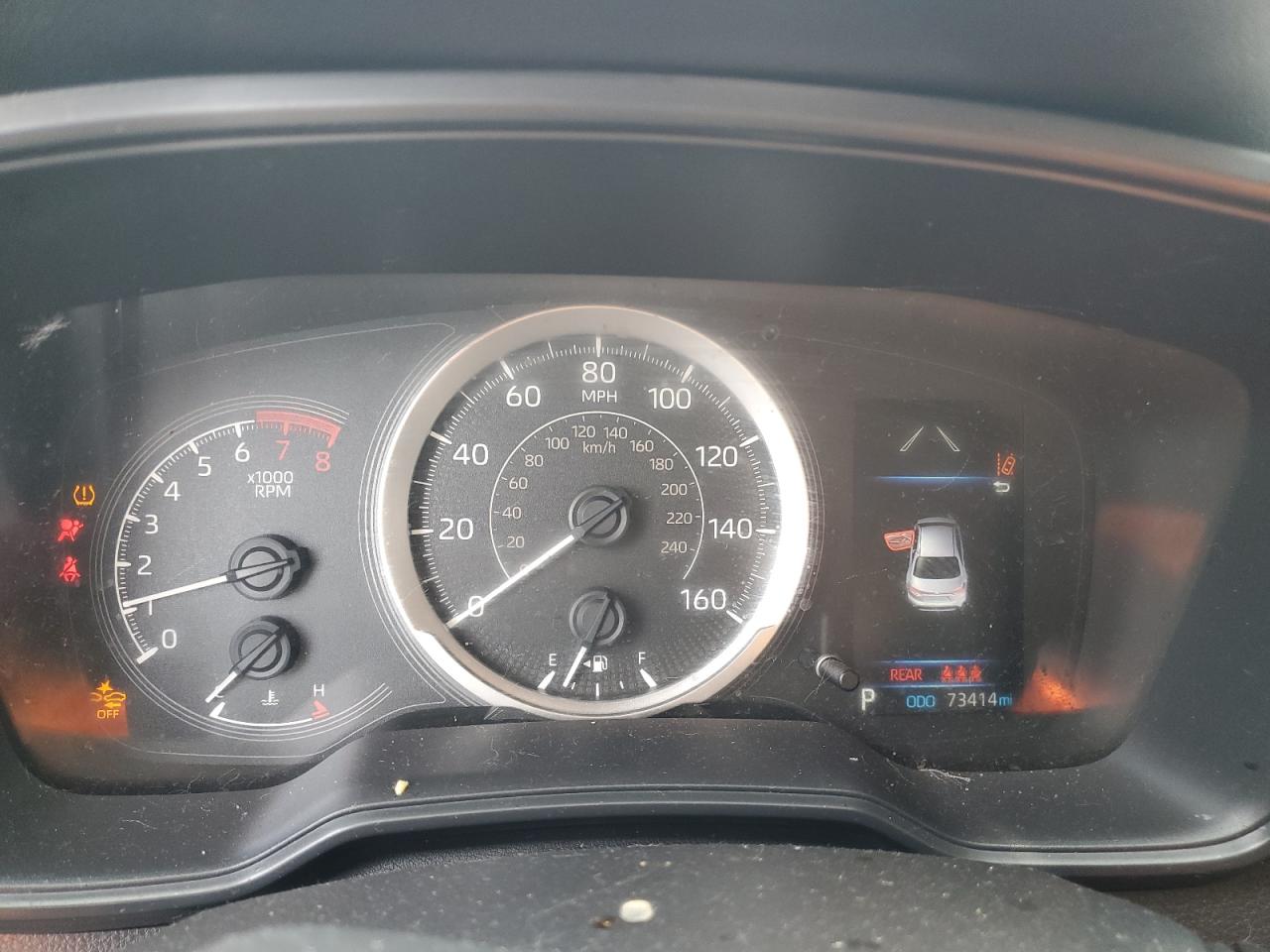 2022 Toyota Corolla Le VIN: JTDEPMAE4NJ195797 Lot: 80676095