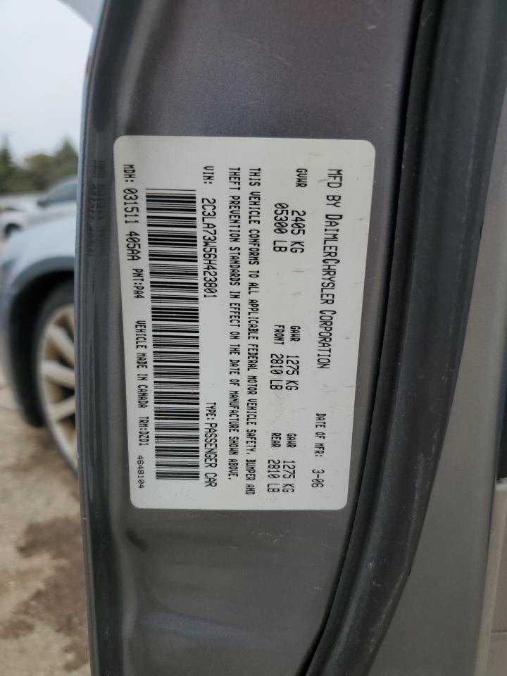 2006 Chrysler 300C Srt-8 VIN: 2C3LA73W56H423801 Lot: 81030805