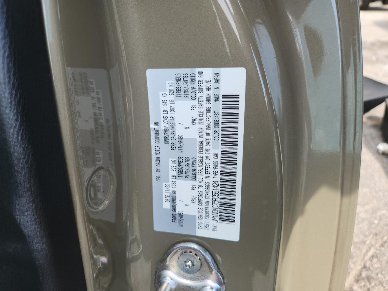 2023 Mazda Mx-5 Miata Club VIN: JM1NDAC76P0551424 Lot: 80993285